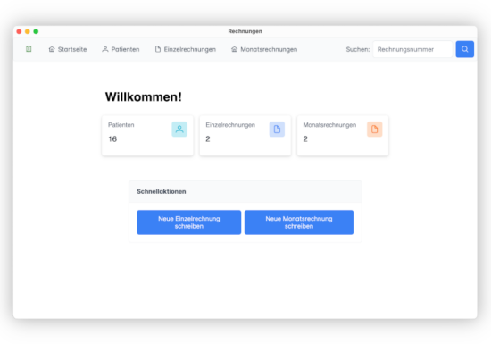 Rechnungssoftware für Ärzte